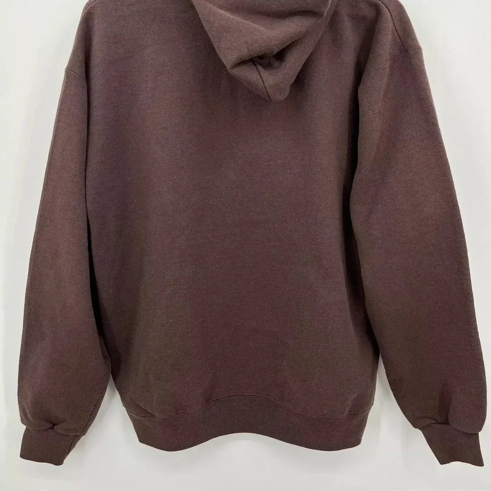 Champion Northern Iowa Panthers Hoodie Brown Pink Metallic Mens Large